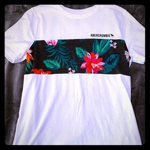 White Abercrombie shirt